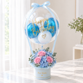 Personalised Flower & Balloons Gift - Bluebell Balloon Bloom